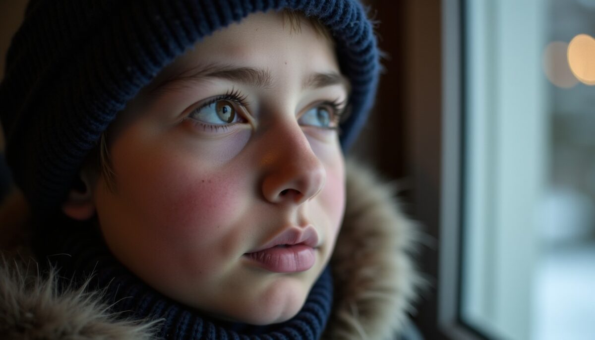 Quelle est la température intérieure d'une maison non chauffée en plein hiver ?