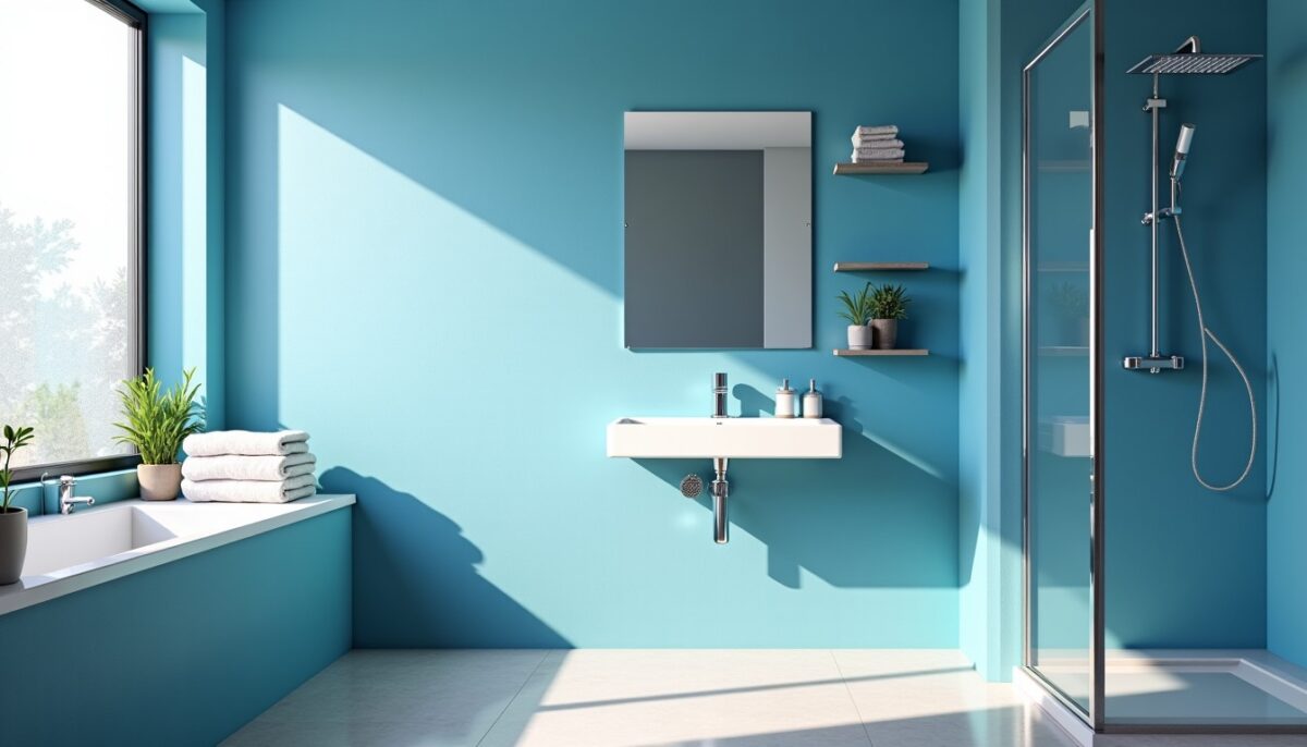 Le placo bleu hydrofuge : une solution adaptée pour une salle de bain très humide ?