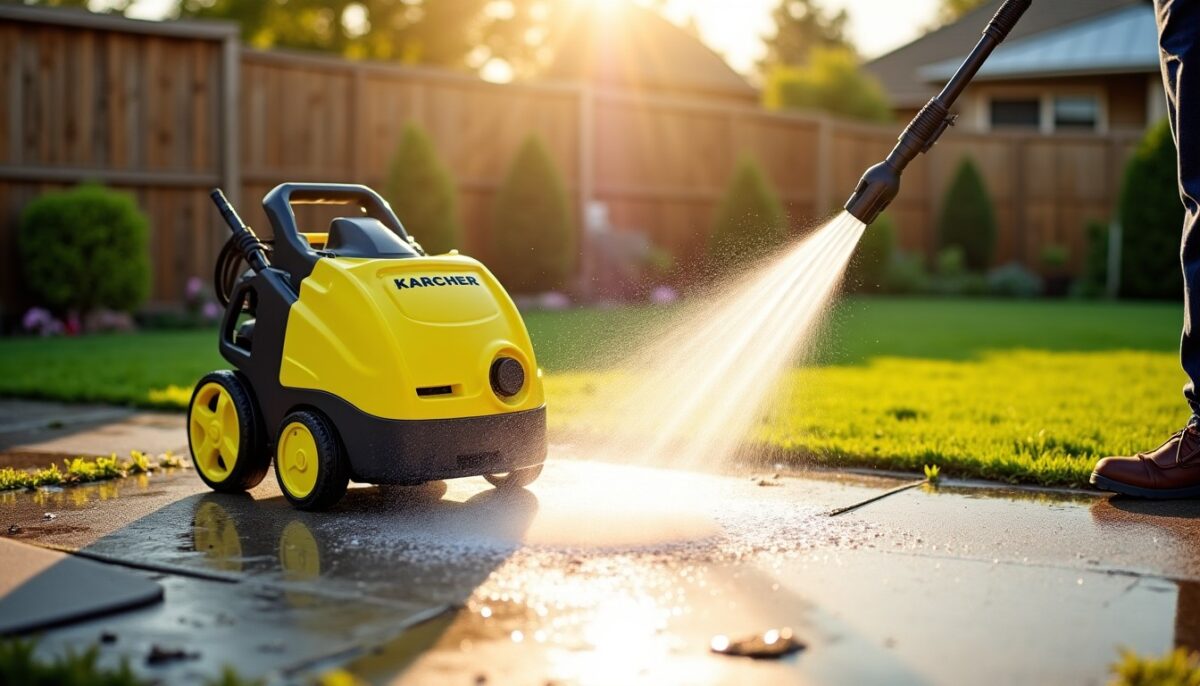 Quelle pression en bar garantit l'efficacité optimale d'un nettoyeur haute pression Karcher ?