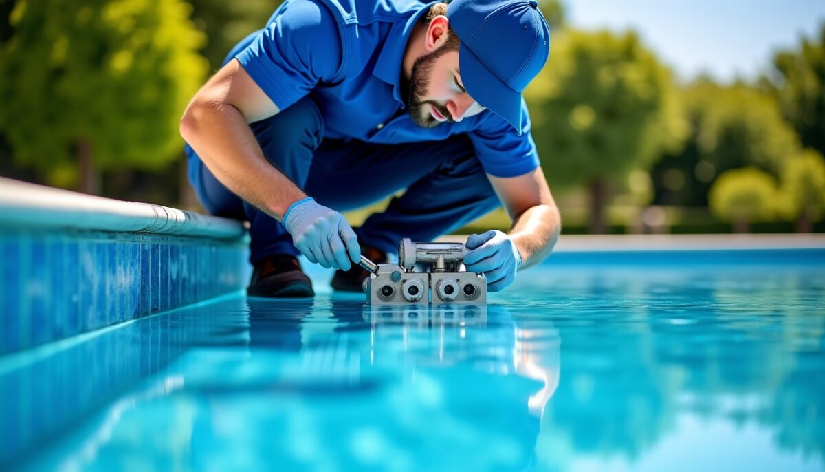 Guide pratique : remplacer le bloc de filtration F15 sur une piscine Desjoyaux