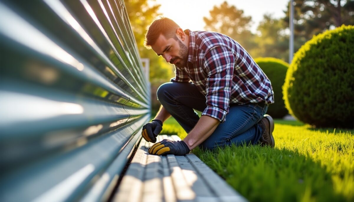 Comment construire une clôture en tôle robuste : méthodes et astuces DIY