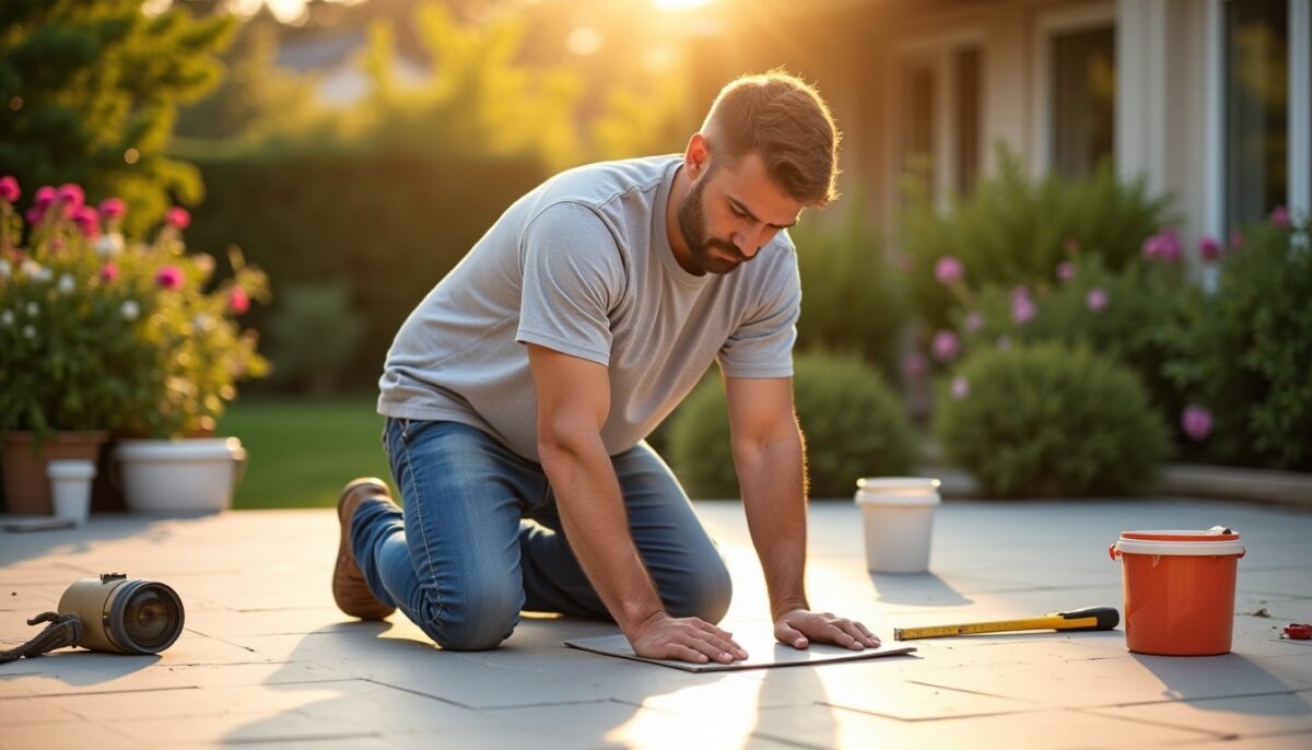 Combien de jours faut-il à un particulier pour poser seul du carrelage sur une terrasse de 40 m² ?