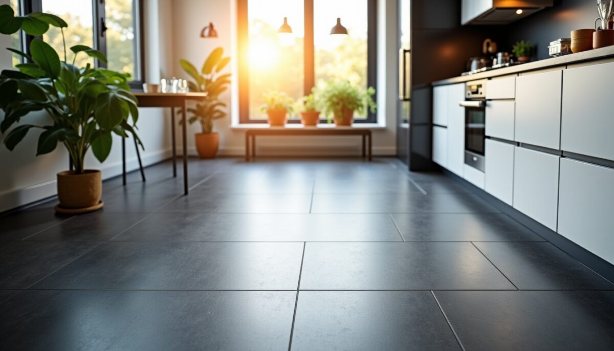 Carrelage anthracite : pourquoi les traces apparaissent-elles si facilement et comment les éliminer efficacement ?