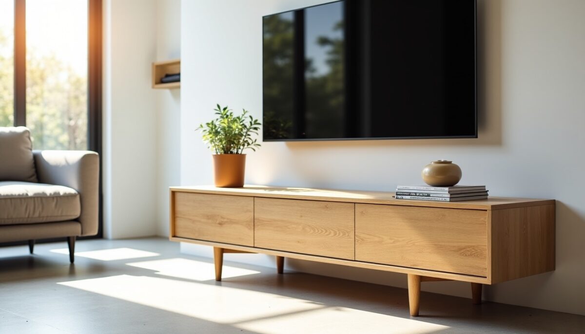 Les clés pour sélectionner le meuble télé idéal au design scandinave