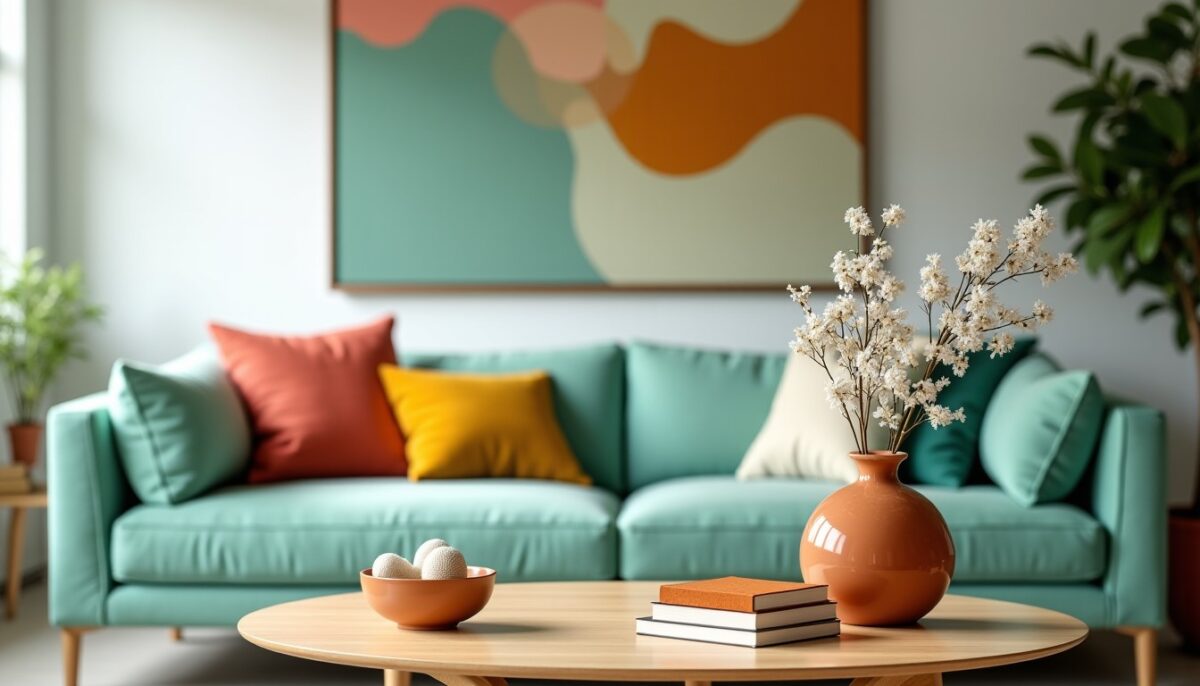 Les meilleures harmonies de couleurs pour sublimer le vert d’eau en décoration