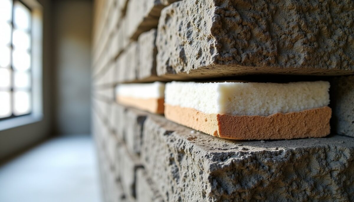 Faut-il prévoir une lame d'air pour isoler un mur en pierre efficacement ?