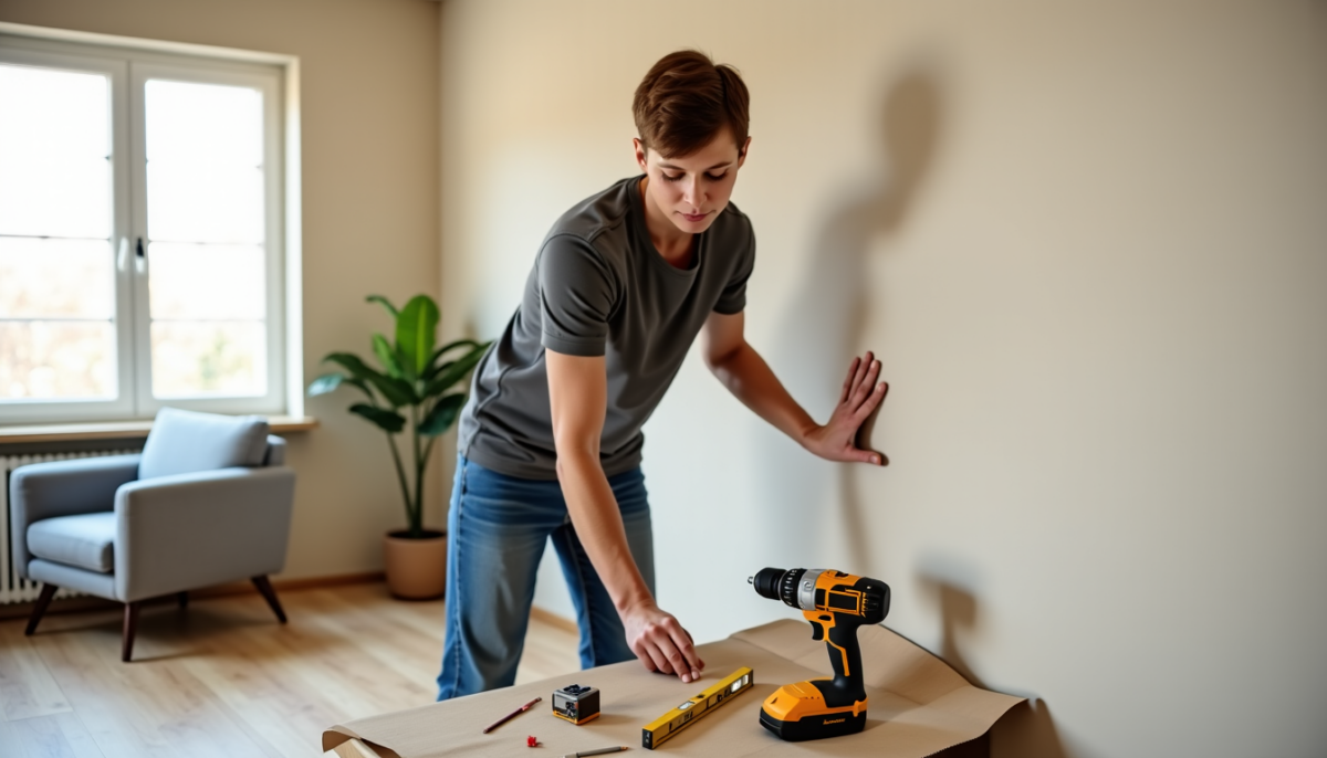 Poser des étagères : outils, fixations et préparation du mur